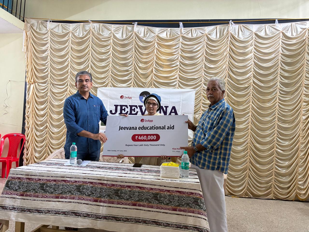 Inapp Information Technologies contributes to Jeevana’s Education Project 2026-27